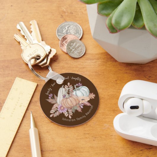 秋感謝祭ファミリー懇親会の恩恵 キーホルダー (デスク)