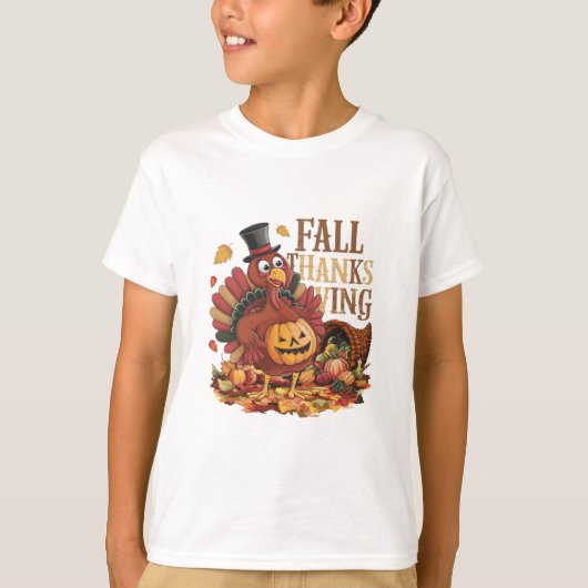 秋感謝 Tシャツ (正面)