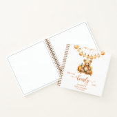 秋我々は赤ちゃんシャワーを心待ちできるゲストブック ノートブック (内部)