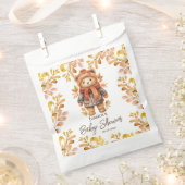 秋我々は赤ちゃんシャワー好意バッグを待つことができる フェイバーバッグ (クリップ留めされた状態)