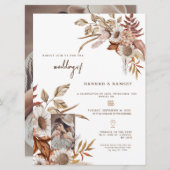 秋房保撮影結婚式招待状。招待状 招待状 (正面/裏面)