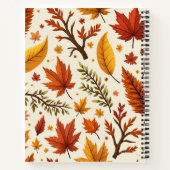 秋手帳 ノートブック (裏面)