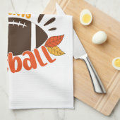 秋手段サッカー キッチンタオル (四つ折り)