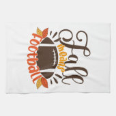 秋手段サッカー キッチンタオル (横)