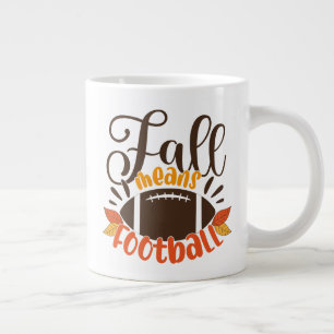 秋手段サッカー ジャンボコーヒーマグカップ
