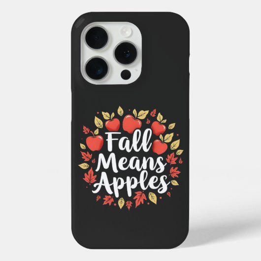 秋手段リンゴ摘み季節秋秋 Case-Mate iPhoneケース (裏面)