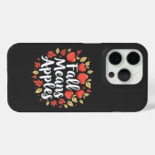 秋手段リンゴ摘み季節秋秋 Case-Mate iPhoneケース (裏面 (横))