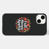 秋手段リンゴ摘み季節秋秋 Case-Mate iPhoneケース (裏面 (横))