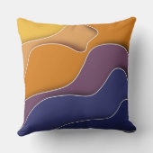 秋抽象芸術枕 クッション (裏面)