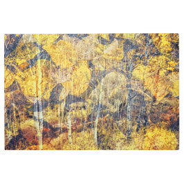秋抽象芸術 メタルプリント