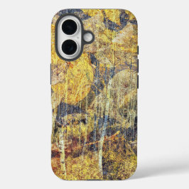 秋抽象芸術 iPhone 16ケース