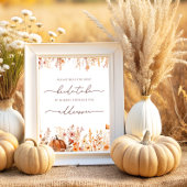 秋救済の忙し花嫁の住所と封筒 ポスター