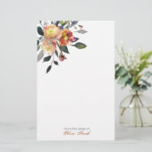 秋文房具シート 便箋 (スタンド正面)