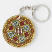 秋新しいアクリルキーチェーン キーホルダー (裏面)