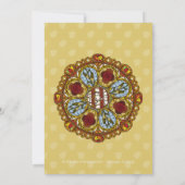 秋新しいパーティの招待状 招待状 (裏面)