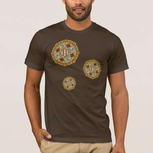 秋新しいメンズダークシャツ Tシャツ (正面)