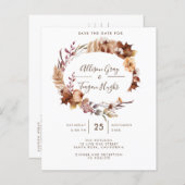 秋日付はがきを保存 (正面/裏面)