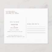 秋日付はがきを保存 (裏面)