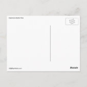 秋日本のの楓 ポストカード (裏面)