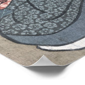 秋日本のの浮世絵紅葉狩の姫君 ポスター (角)