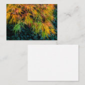 秋日本のの紅葉 ノートカード (正面/裏面)