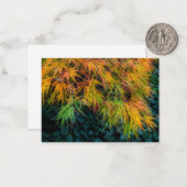 秋日本のの紅葉 ノートカード (正面/裏面インサイチュ)