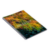 秋日本のの紅葉 ノートブック (右側)