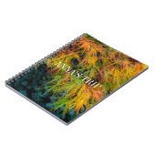 秋日本のの紅葉 ノートブック (左側)