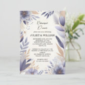 秋春プラムラベンダーセージリハーサルディナー 招待状 (スタンド正面)