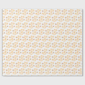 秋時間おもしろいカボチャ葉ンと ラッピングペーパー (フラット)