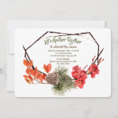 秋時間招待状 招待状 (正面)