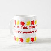 秋時間 コーヒーマグカップ (正面左)