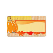 秋時間 ラベル (正面)