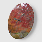 秋時間 ラージ壁時計 (傾斜)