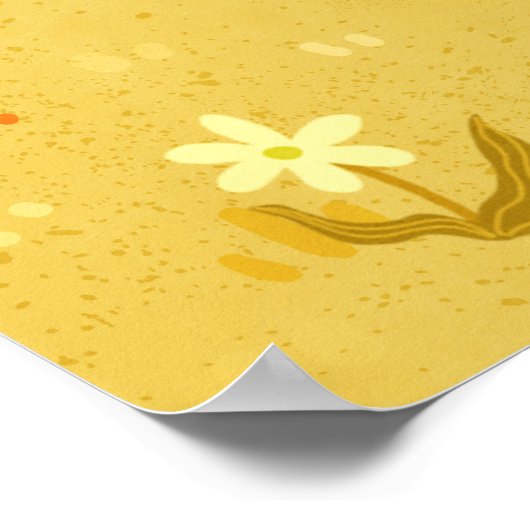 秋景色 ポスター (角)