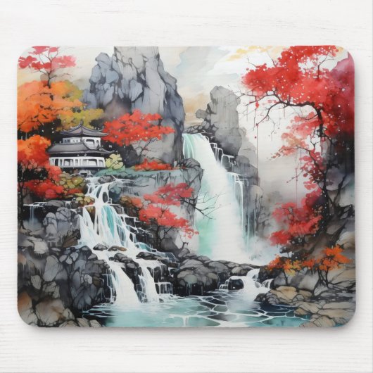 秋景観自然 マウスパッド (正面)