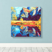 秋景 キャンバスプリント (インサイチュ (ウッドフロア))