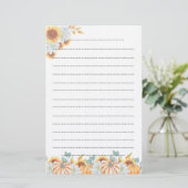 秋書文房具メモ帳 便箋 (スタンド正面)