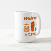 秋期デザイン コーヒーマグカップ (正面右)