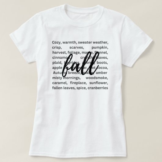 秋期 | 紅葉 | カボチャ Tシャツ (デザイン正面)