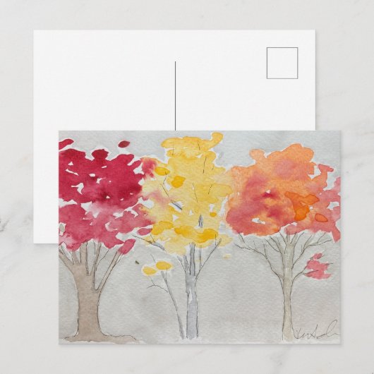 秋木はがき ポストカード (正面/裏面)