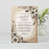 秋木紙再生紙ブライダルシャワー 招待状 (スタンド正面)