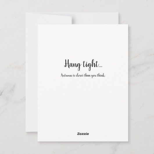 秋来は シーズンカード (裏面)