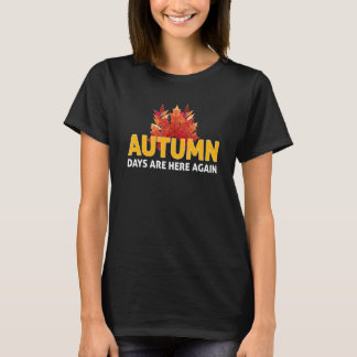 秋来は Tシャツ