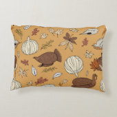 秋枕の胸像 アクセントクッション (裏面)