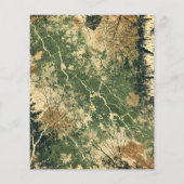 秋林床インク動揺してスクレーブック紙 (裏面)