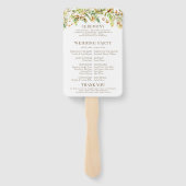 秋林離れフローラ秋の結婚式計画 ハンドファン (裏面)