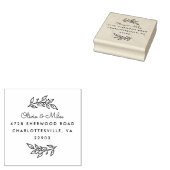 秋枝の住所 ラバースタンプ (押印)