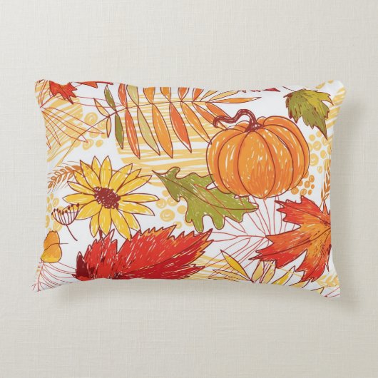 秋柄 アクセントクッション (裏面)