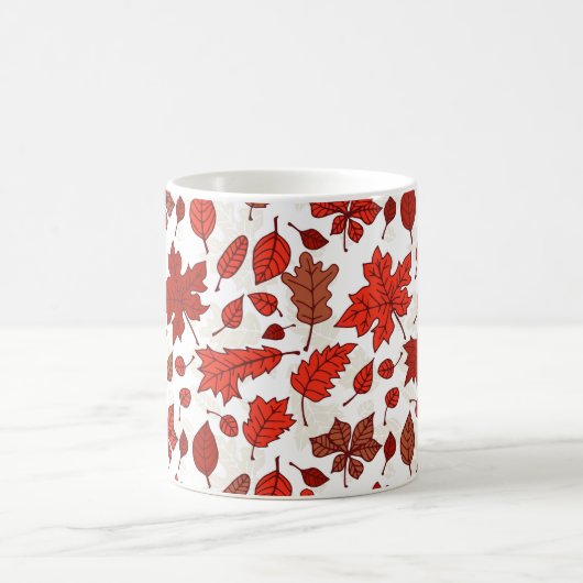 秋柄 コーヒーマグカップ (中央)